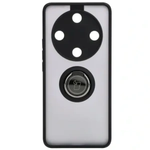 Kup Bizon Ring Hybrid Case Honor Magic6 Lite fumuriu cu un cadru negru - BIZ4537 - {ean13} - Sklep Home Screen