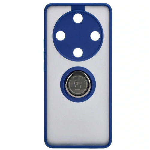 Kup Bizon Case Hybrid Gyűrű Honor Magic6 Lite füstös színű, sötétkék kerettel - BIZ4538 - {ean13} - Sklep Home Screen