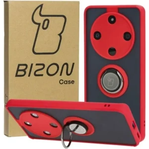 Kup Pouzdro s úchytem na prst Bizon Case Hybrid Ring pro Honor Magic6 Lite kouřové s červeným rámečkem - BIZ4539 - {ean13} - Sklep Home Screen