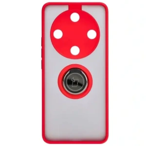 Kup Pouzdro s úchytem na prst Bizon Case Hybrid Ring pro Honor Magic6 Lite kouřové s červeným rámečkem - BIZ4539 - {ean13} - Sklep Home Screen