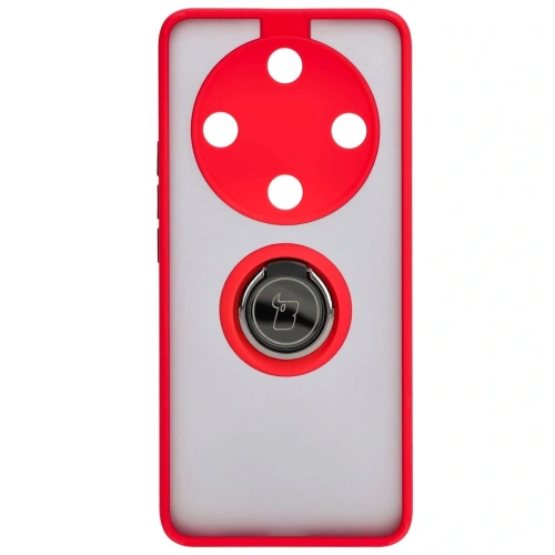 Buy Bizon Case Hybrid Ring Honor Magic6 Lite smoky with a red frame - BIZ4539 - {ean13} - Home Screen Store Europe
