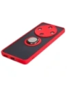 Buy Bizon Case Hybrid Ring Honor Magic6 Lite smoky with a red frame - BIZ4539 - {ean13} - Home Screen Store Europe