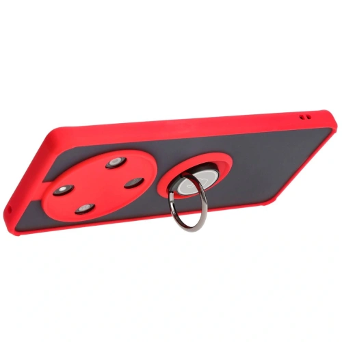 Kup Bizon Case Hybrid Gyűrű Honor Magic6 Lite füstös piros kerettel - BIZ4539 - {ean13} - Sklep Home Screen