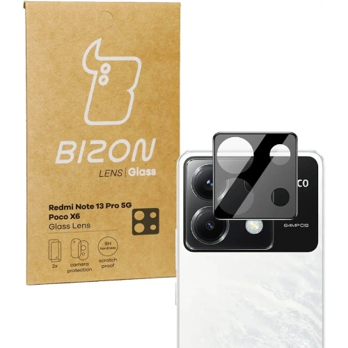Kup Sklo na aparát Bizon Glass Lens do Xiaomi Poco X6 / Redmi Note 13 Pro 5G [2 PACK] - BIZ5114 - {ean13} - Sklep Home Screen