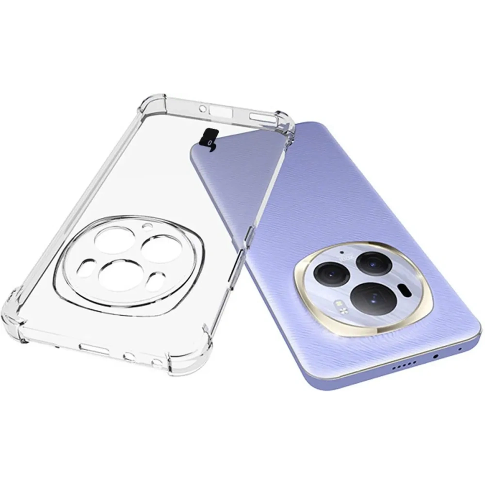 Etui Bizon Case Salpa do Honor Magic6 Pro przezroczyste