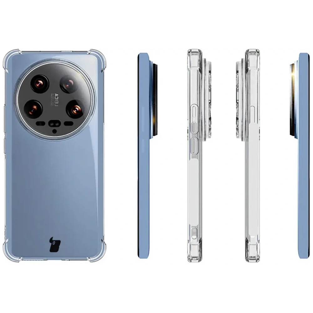 Etui Bizon Case Salpa do Xiaomi 14 Ultra przezroczyste