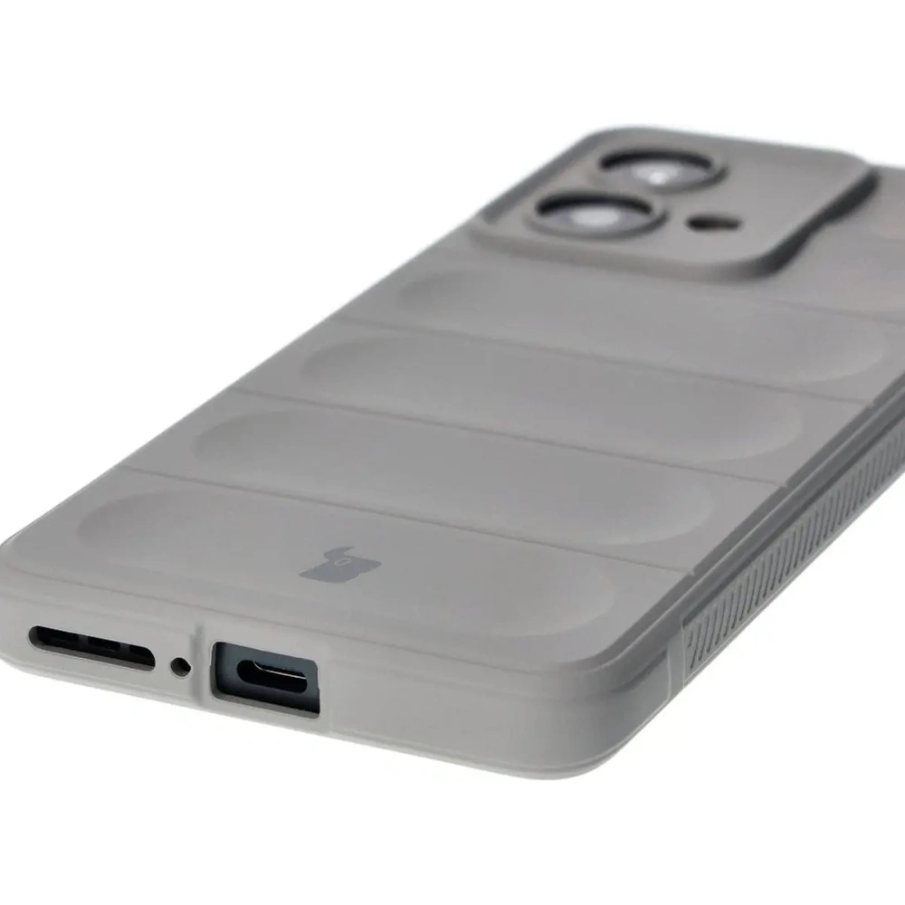 Pancerne etui Bizon Case Tur do Motorola Edge 40 Neo jasnoszare