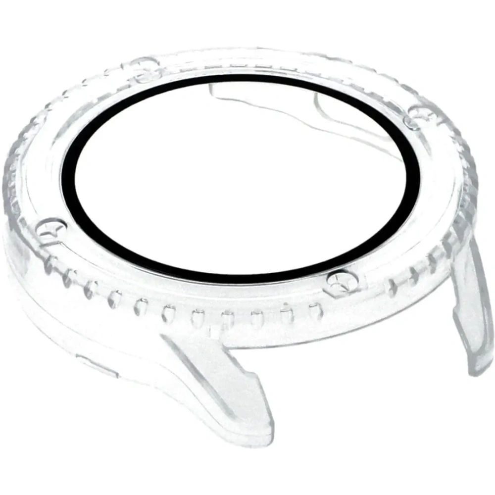 Etui Bizon Case+Glass Watch do Xiaomi Watch S3 47 mm przezroczyste