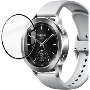 Kup Szkło hybrydowe Bizon Glass Watch Edge Hybrid do Xiaomi Watch S3 47 mm czarne - BIZ4555 - {ean13} - Sklep Home Screen