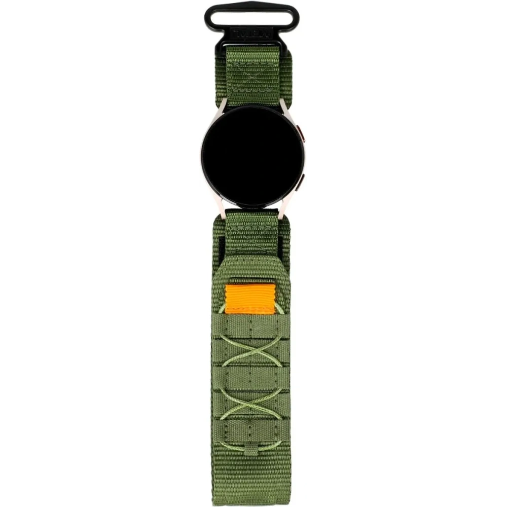 Sportowy pasek do zegarka Bizon Strap Watch Adventure do Samsung Galaxy Watch 20mm khaki