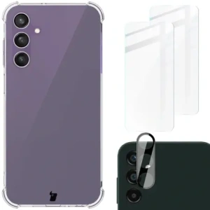 Kup Etui + 2x sklo na displej + objektiv Bizon Case Clear Pack pro Samsung Galaxy A25 5G průhledné - BIZ4566 - {ean13} - Sklep Home Screen