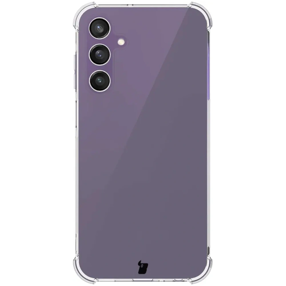 Etui + 2x szkło na ekran + obiektyw Bizon Case Clear Pack do Samsung Galaxy A25 5G przezroczyste