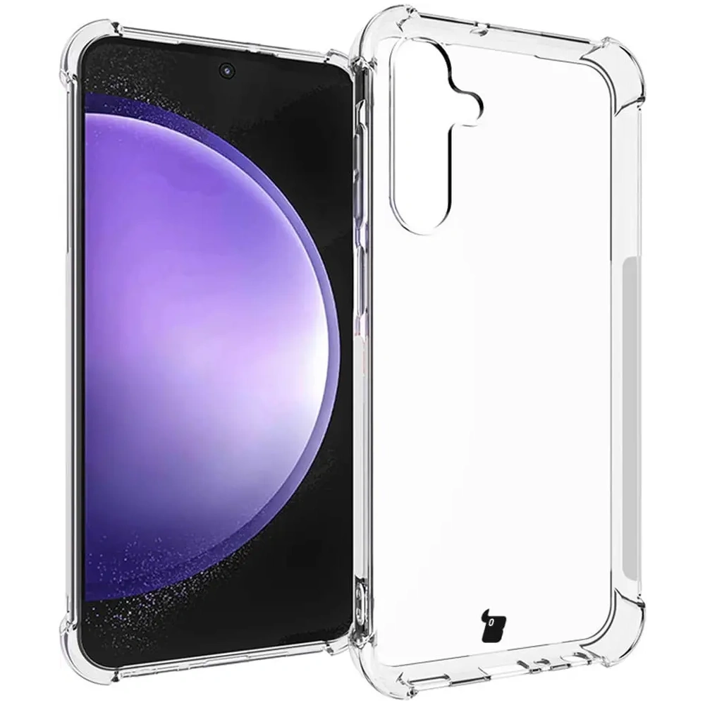 Etui + 2x szkło na ekran + obiektyw Bizon Case Clear Pack do Samsung Galaxy A25 5G przezroczyste