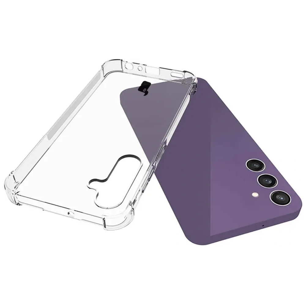 Etui + 2x szkło na ekran + obiektyw Bizon Case Clear Pack do Samsung Galaxy A25 5G przezroczyste