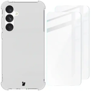 Kup Bizon Case Clear Pack carcasă + 2x sticlă de protecție Samsung Galaxy A55 5G transparentă - BIZ5138 - {ean13} - Sklep Home Screen