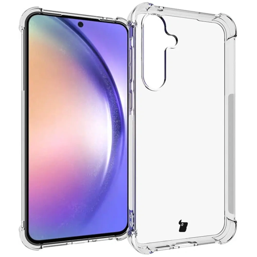 Etui + 2x szkło na ekran Bizon Case Clear Pack do Samsung Galaxy A55 5G przezroczyste