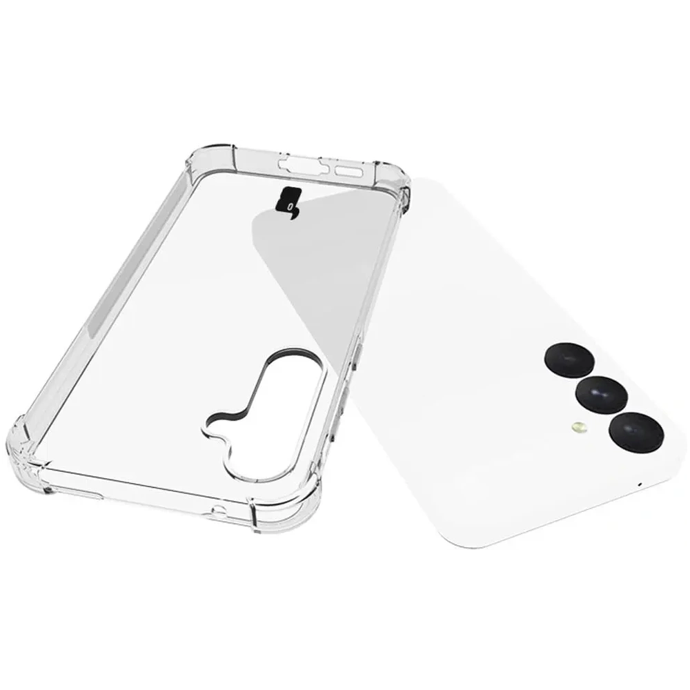 Etui + 2x szkło na ekran Bizon Case Clear Pack do Samsung Galaxy A55 5G przezroczyste