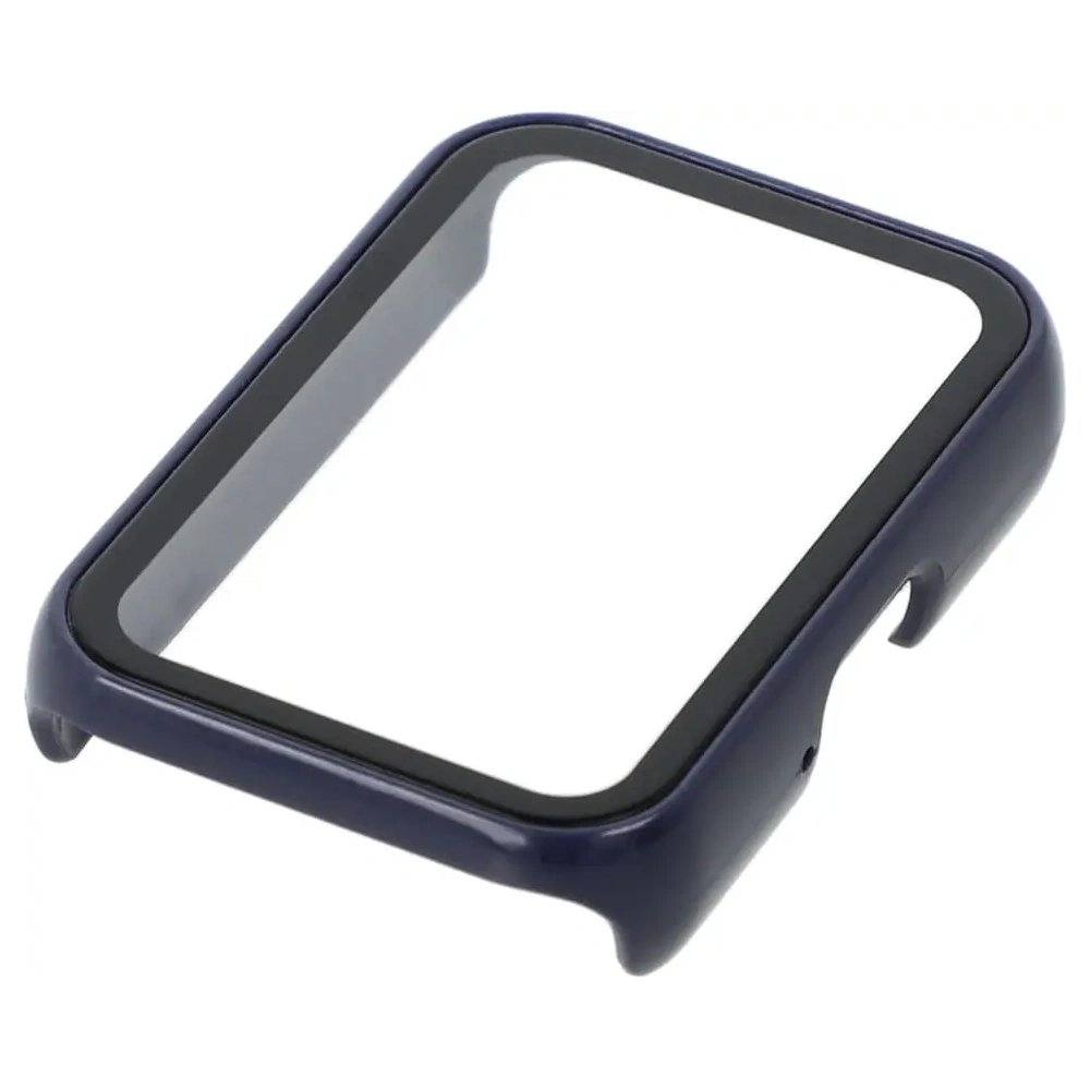 Etui Bizon Case+Glass Watch do Samsung Galaxy Fit 3 niebieskie