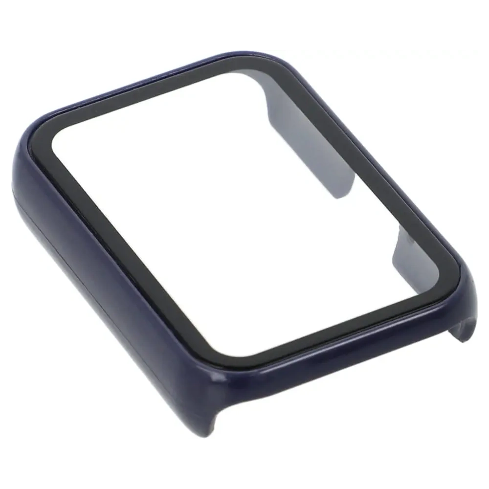 Etui Bizon Case+Glass Watch do Samsung Galaxy Fit 3 niebieskie