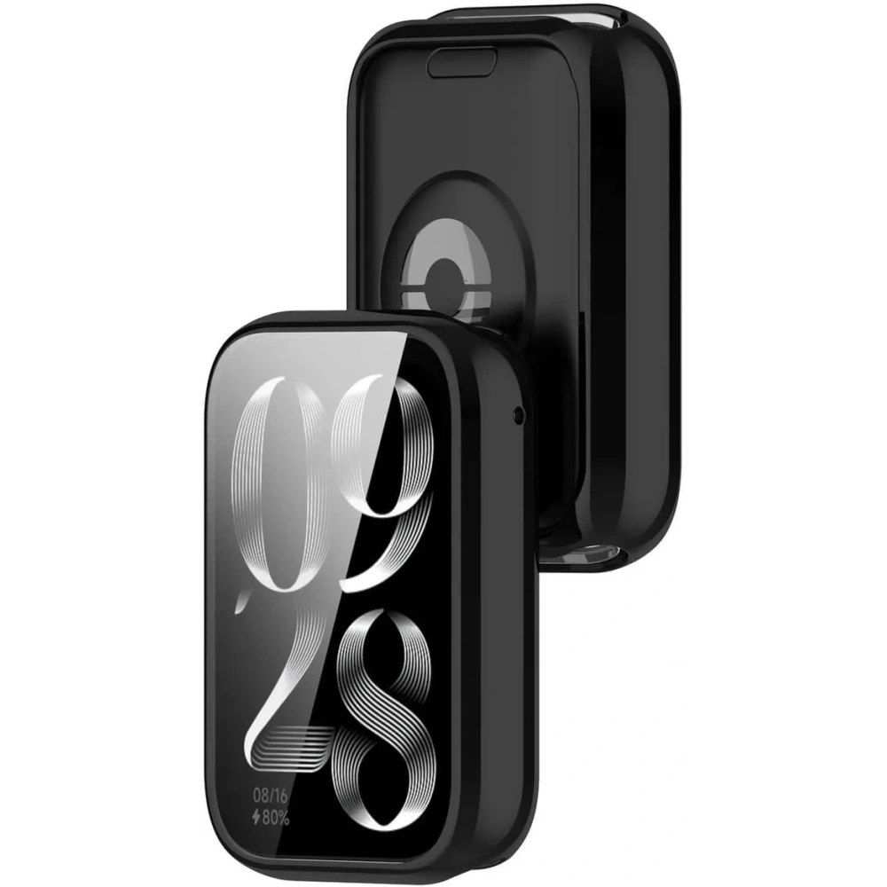 Etui z osłoną ekranu Bizon Case Watch Felipe do Xiaomi Smart Band 8 Pro czarne
