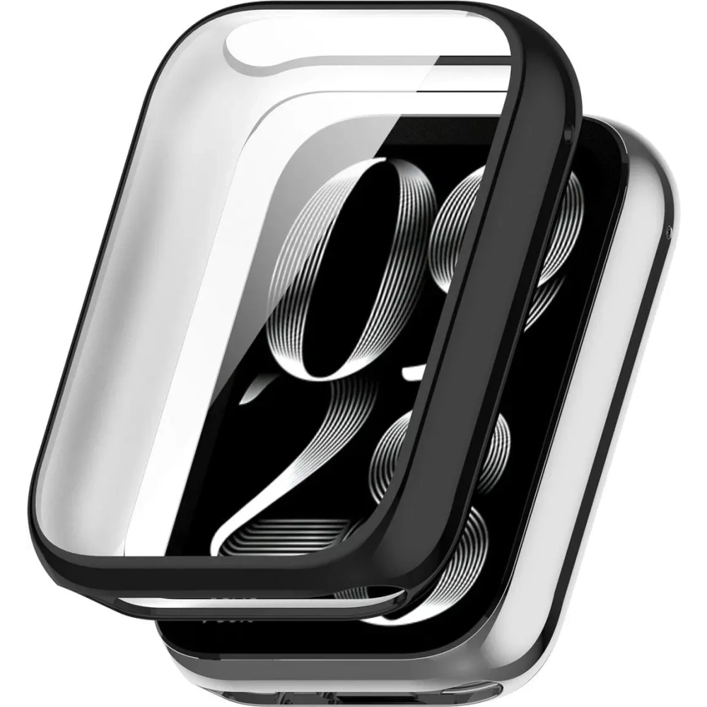 Etui z osłoną ekranu Bizon Case Watch Felipe do Xiaomi Smart Band 8 Pro czarne