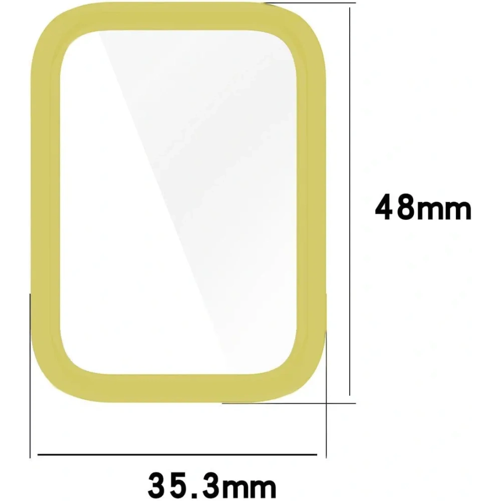 Etui z osłoną ekranu Bizon Case Watch Felipe do Xiaomi Smart Band 8 Pro złote