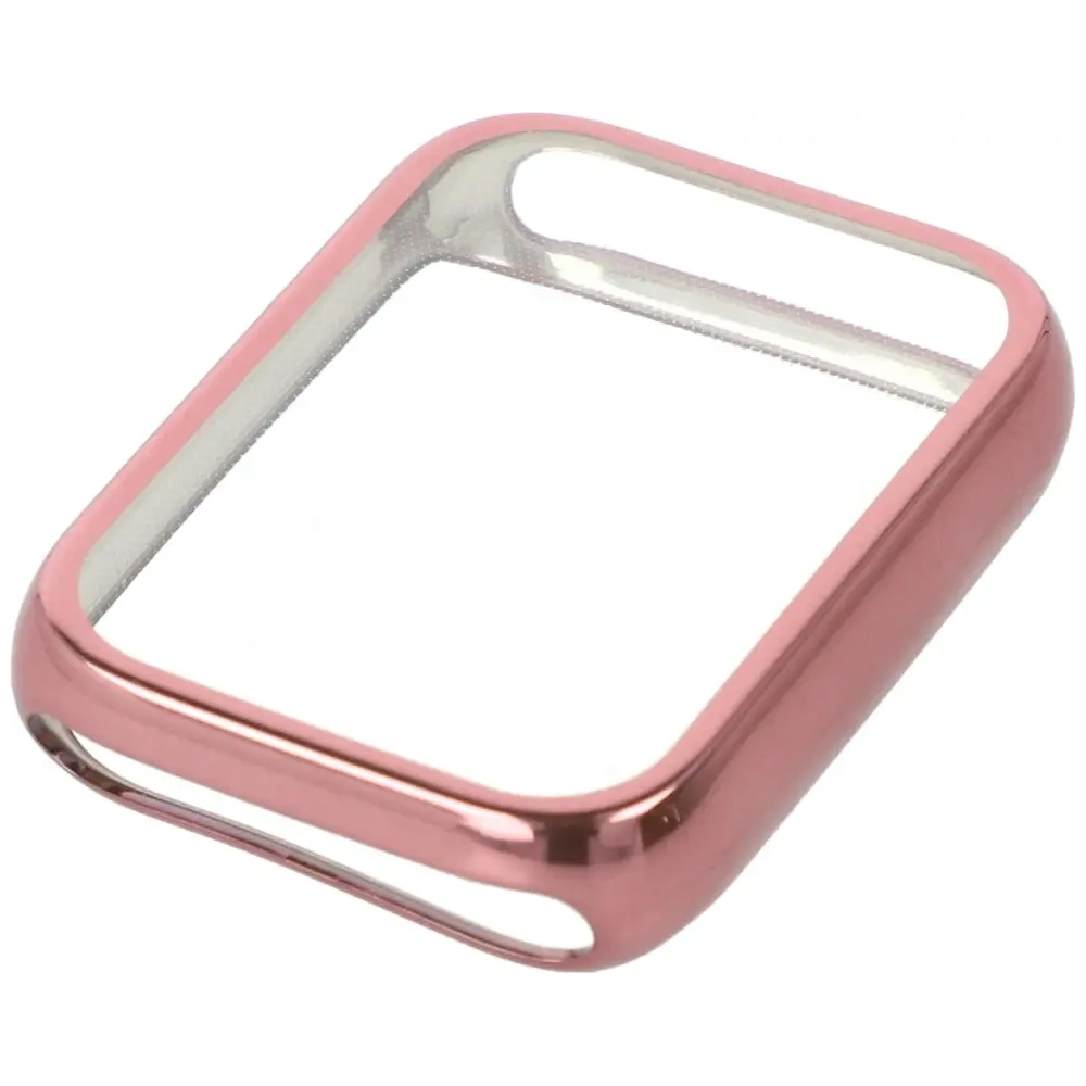 Etui z osłoną ekranu Bizon Case Watch Felipe do Xiaomi Smart Band 8 Pro różowe