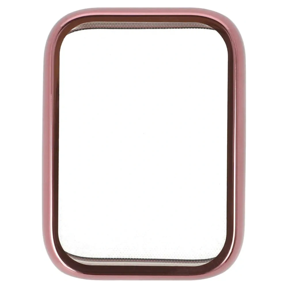 Etui z osłoną ekranu Bizon Case Watch Felipe do Xiaomi Smart Band 8 Pro różowe