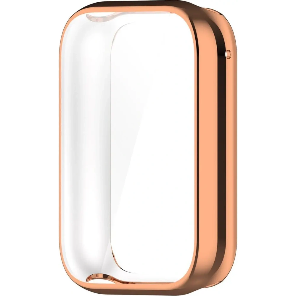 Etui z osłoną ekranu Bizon Case Watch Felipe do Xiaomi Smart Band 8 Pro różowozłote