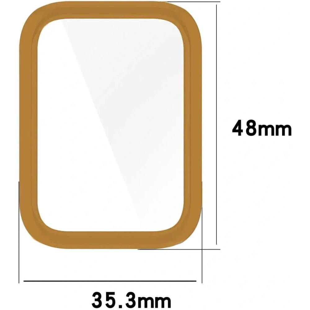 Etui z osłoną ekranu Bizon Case Watch Felipe do Xiaomi Smart Band 8 Pro różowozłote