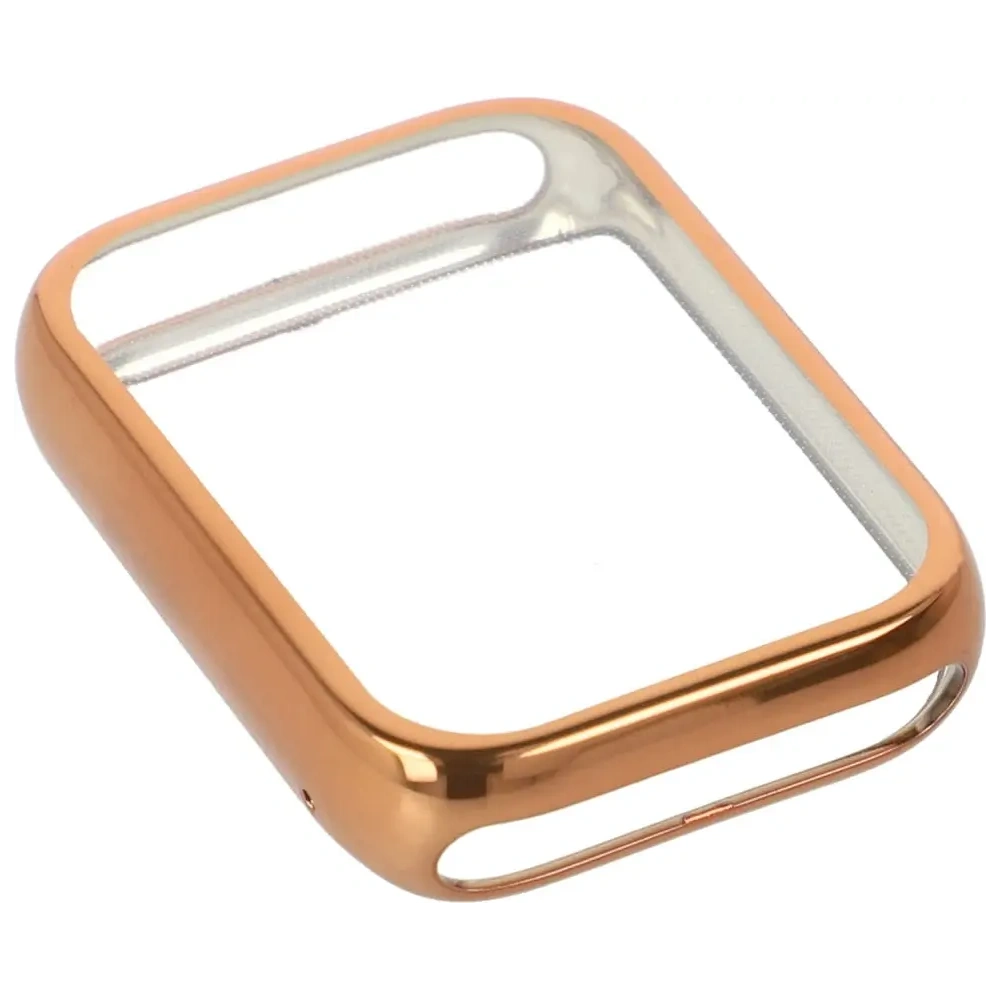 Etui z osłoną ekranu Bizon Case Watch Felipe do Xiaomi Smart Band 8 Pro różowozłote