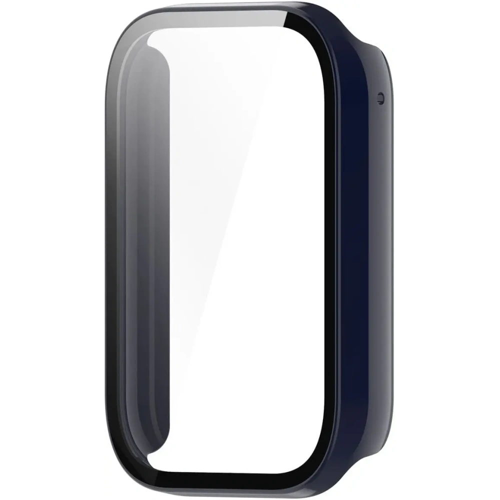 Etui Bizon Case+Glass Watch do Xiaomi Smart Band 8 Pro niebieskie