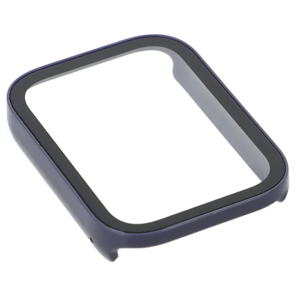 Etui Bizon Case+Glass Watch do Xiaomi Smart Band 8 Pro niebieskie