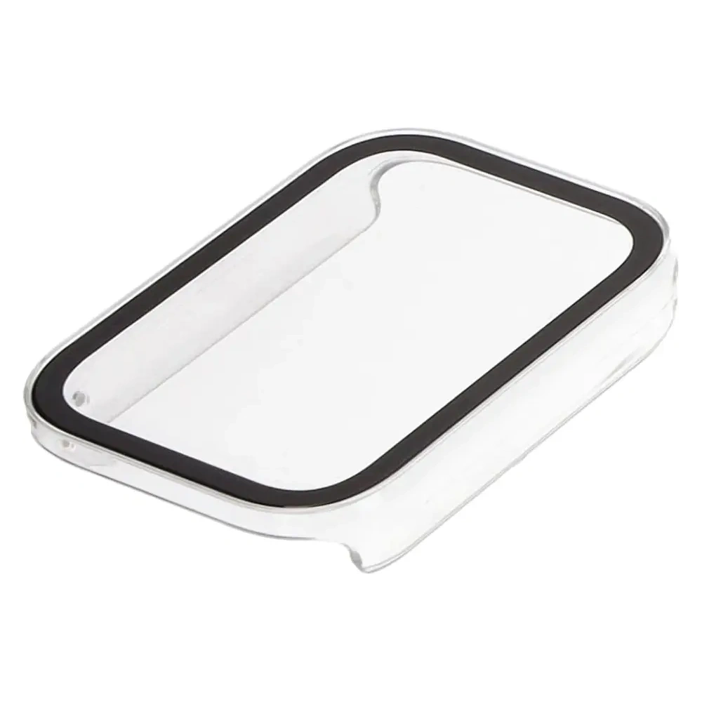 Etui Bizon Case+Glass Watch do Xiaomi Smart Band 8 Pro przezroczyste