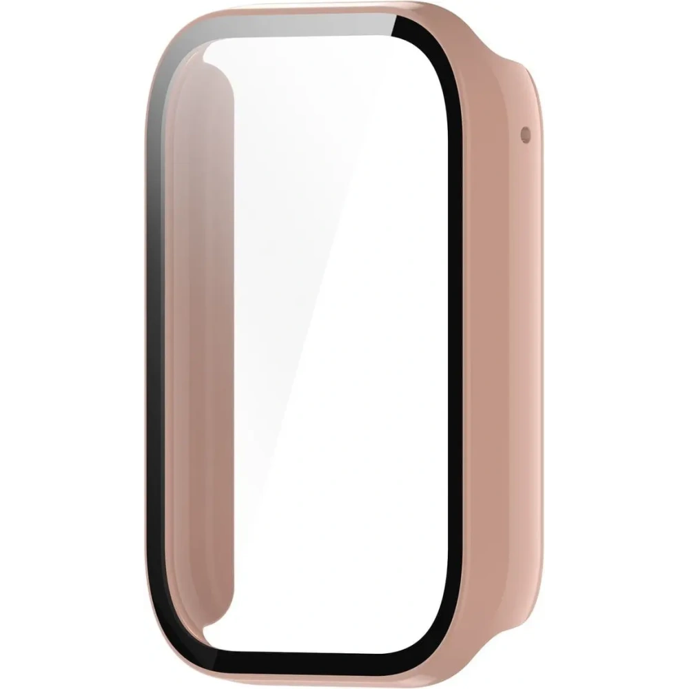 Etui Bizon Case+Glass Watch do Xiaomi Smart Band 8 Pro różowe