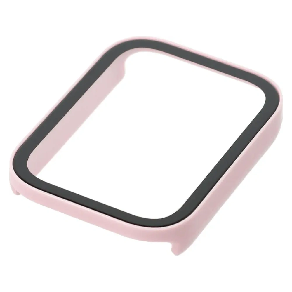 Etui Bizon Case+Glass Watch do Xiaomi Smart Band 8 Pro różowe