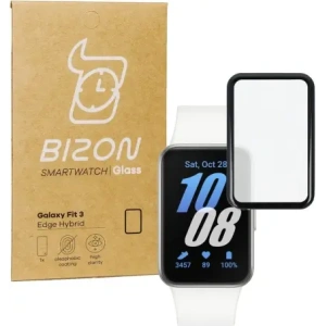 Bizon Glass Watch Edge Hybrid Samsung Galaxy Fit 3 black