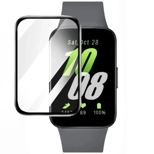 Kup Szkło hybrydowe Bizon Glass Watch Edge Hybrid do Samsung Galaxy Fit 3 czarne - BIZ4587 - {ean13} - Sklep Home Screen