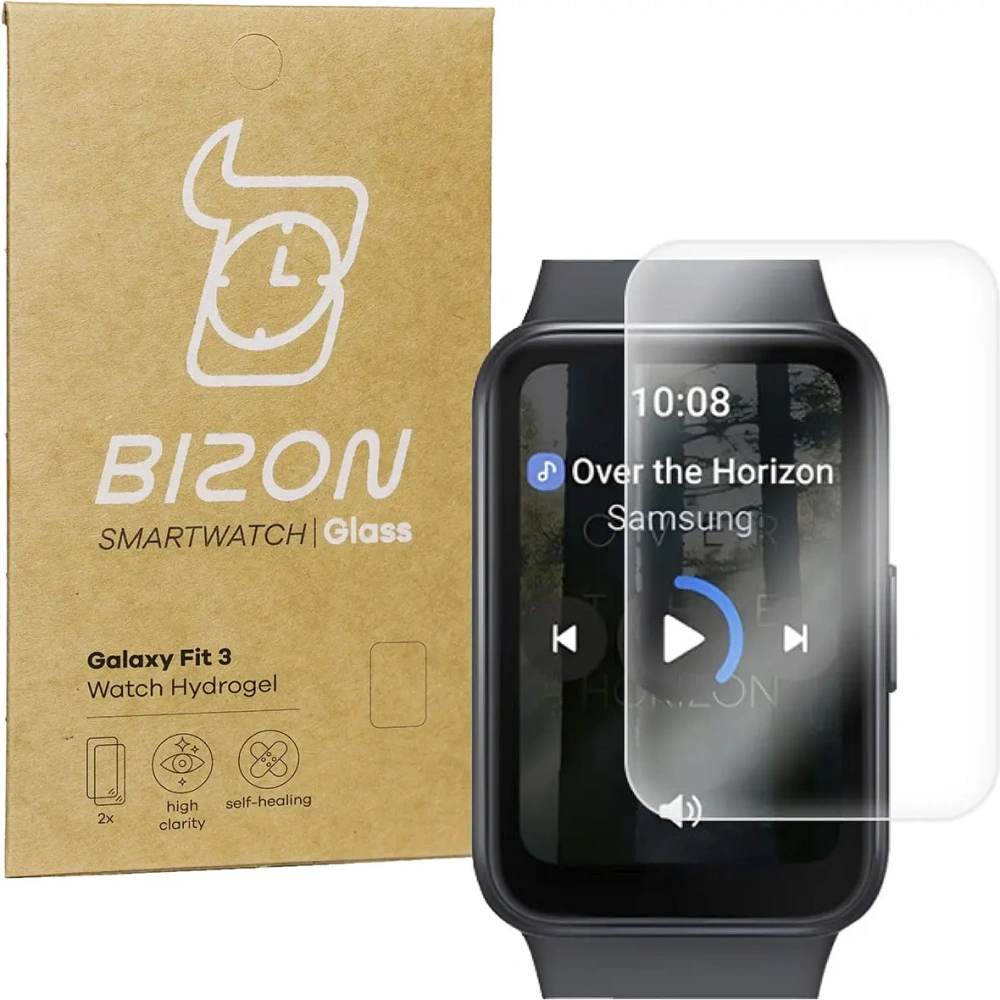 Folia hydrożelowa na ekran Bizon Glass Watch Hydrogel do Samsung Galaxy Fit 3 [2 PACK]
