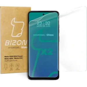 Buy Bizon Glass Hydrogel Front Motorola Moto G04/G24/G24 Power/E14 [2 PACK] - BIZ4591 - {ean13} - Home Screen Store Europe