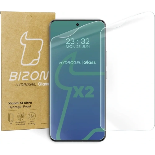 Kup Bizon Glass Hydrogel Elülső Xiaomi 14 Ultra [2 PACK] - BIZ4592 - {ean13} - Sklep Home Screen