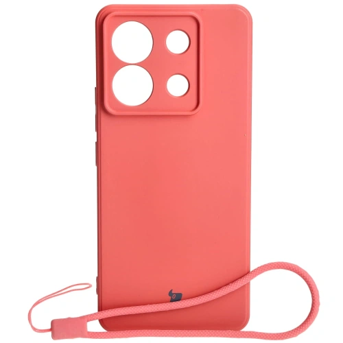 Kup Etui Bizon Case Silicone Sq do Xiaomi Poco X6 / Xiaomi Redmi Note 13 Pro 5G špinavě růžová - BIZ5167 - {ean13} - Sklep Home Screen