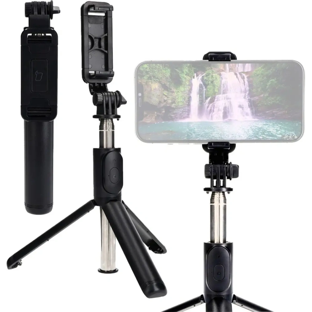 Kijek do selfie / tripod z pilotem Bizon Accessories Selfie Simple czarny