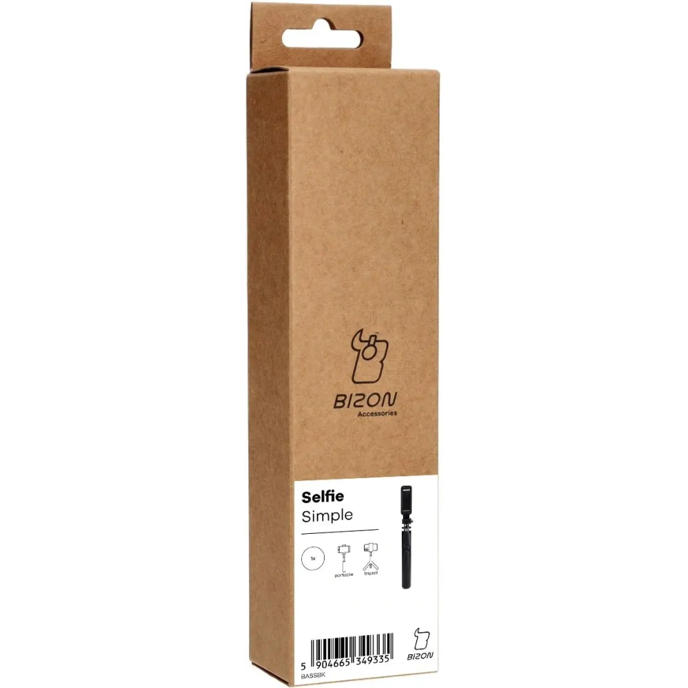 Kijek do selfie / tripod z pilotem Bizon Accessories Selfie Simple czarny