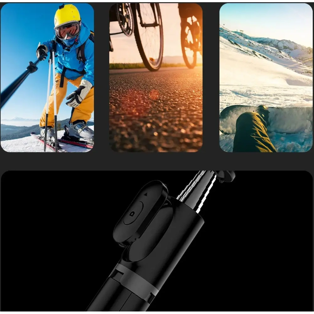 Kijek do selfie / tripod z pilotem Bizon Accessories Selfie Simple czarny