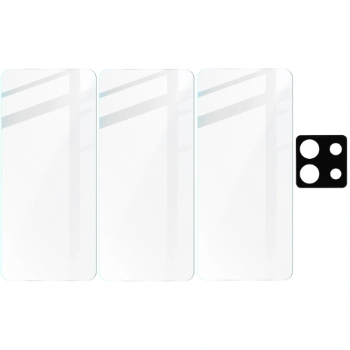 Kup BIZON Clear 3x kijelző üveg + kamera üveg Xiaomi Poco X6 / Redmi Note 13 Pro 5G - BIZ5173 - {ean13} - Sklep Home Screen