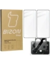 BIZON Edge 2x sticlă pentru ecran + sticlă pentru cameră Xiaomi Poco X6 / Redmi Note 13 Pro 5G