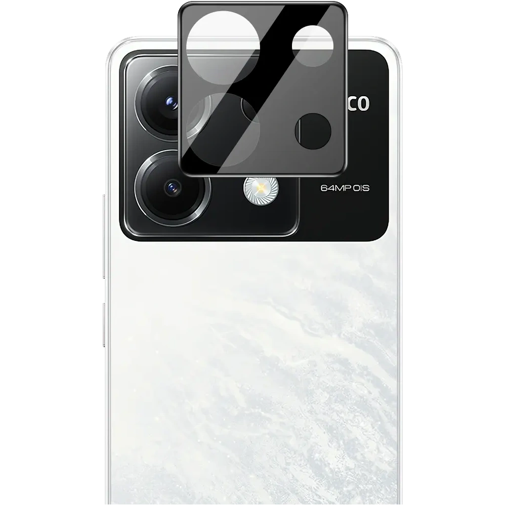 2x Szkło na ekran + szkło na aparat BIZON Edge do Xiaomi Poco X6 / Redmi Note 13 Pro 5G