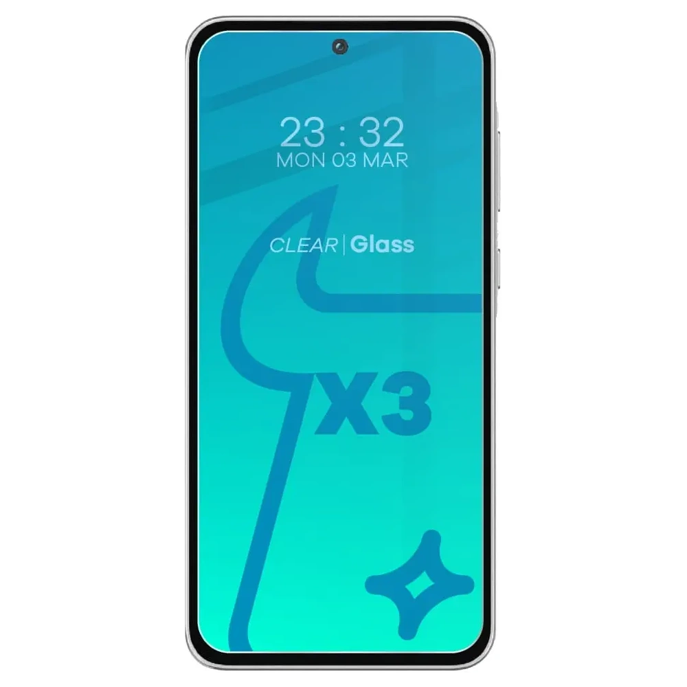 3x Szkło na ekran + szkło na aparat BIZON Clear do Samsung Galaxy A55 5G