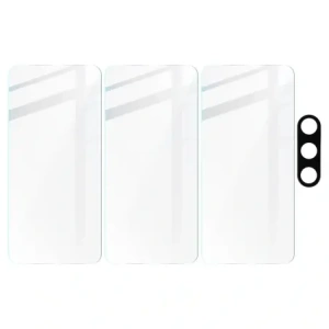 Kup BIZON Clear 3x sticlă pentru ecran + sticlă pentru cameră Samsung Galaxy A55 5G - BIZ4604 - {ean13} - Sklep Home Screen